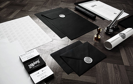 Collection of branded stationery